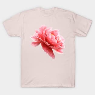 Pink flower of peony T-Shirt